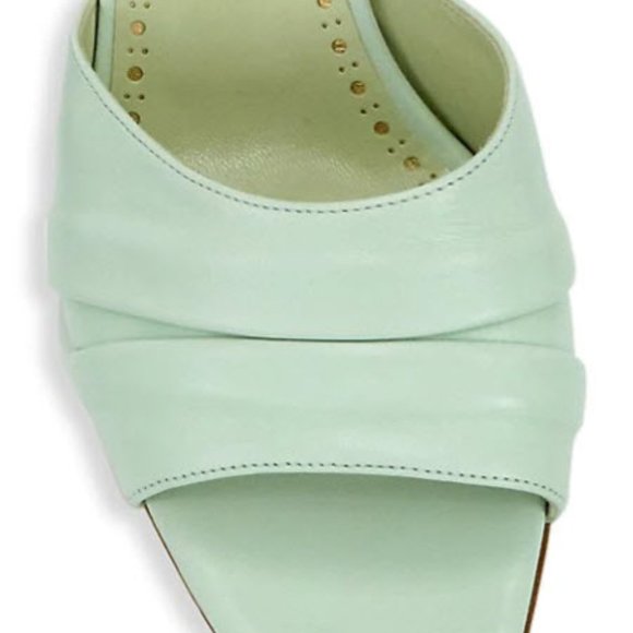 Manolo Blahnik Picoux 70 Leather Sandals - Picture 4 of 5